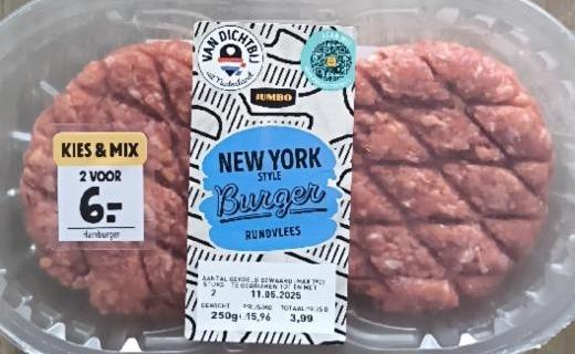 Fotografie - New York style burger rundvlees Jumbo