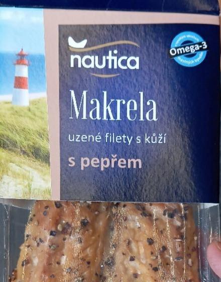 Fotografie - Makrela uzené filety s kůží s pepřem Nautica