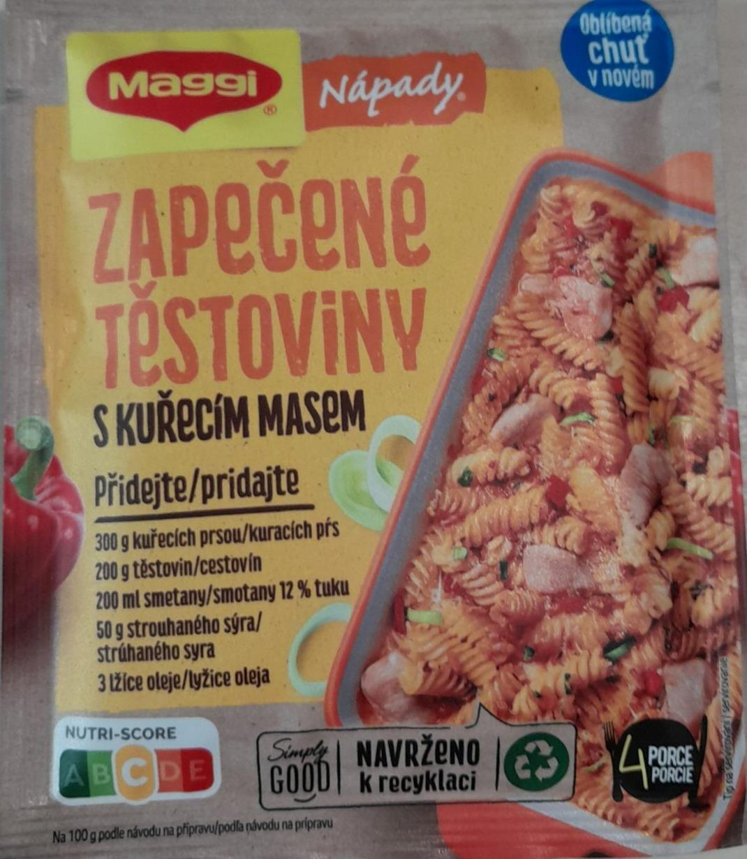 Fotografie - Zapečené těstoviny s kuřecím masem Maggi