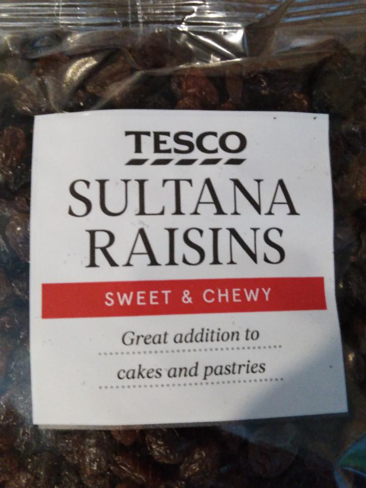 Fotografie - Sultana Raisins Tesco