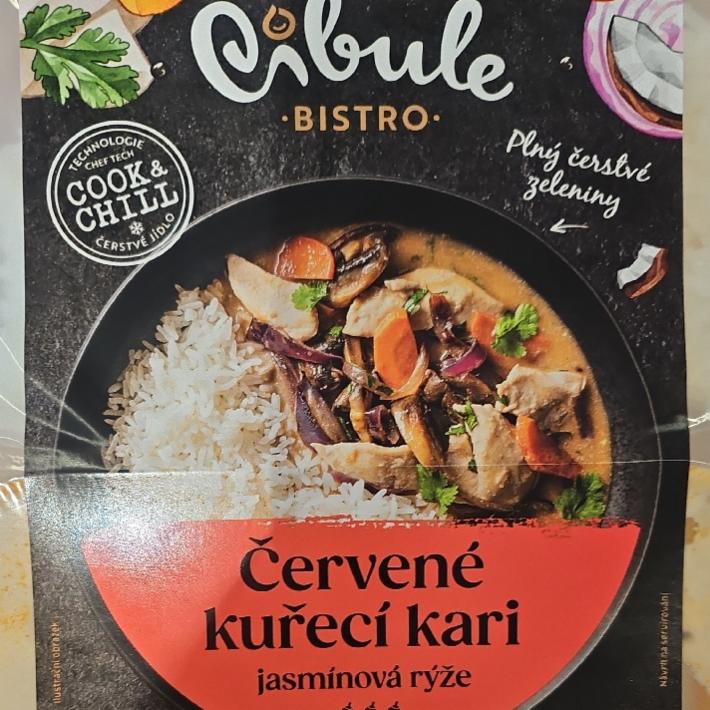 Fotografie - Červené kuřecí kari, jasmínová rýže Cibule Bistro