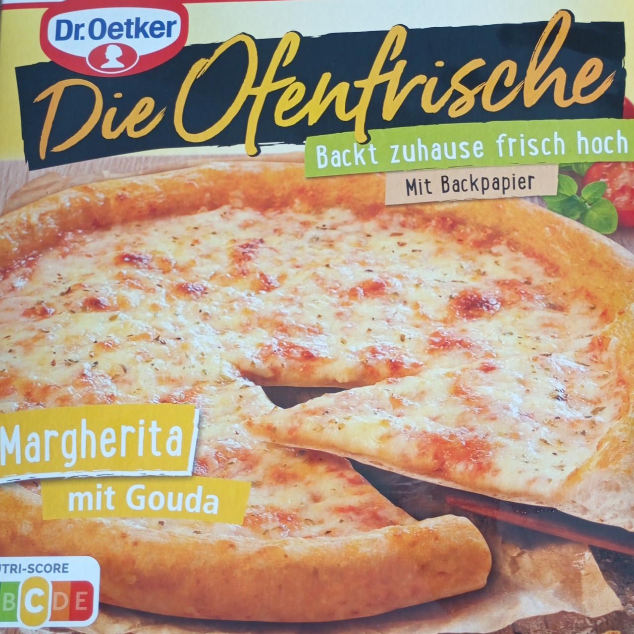 Fotografie - Die ofenfrische margherita mit gouda Dr.Oetker
