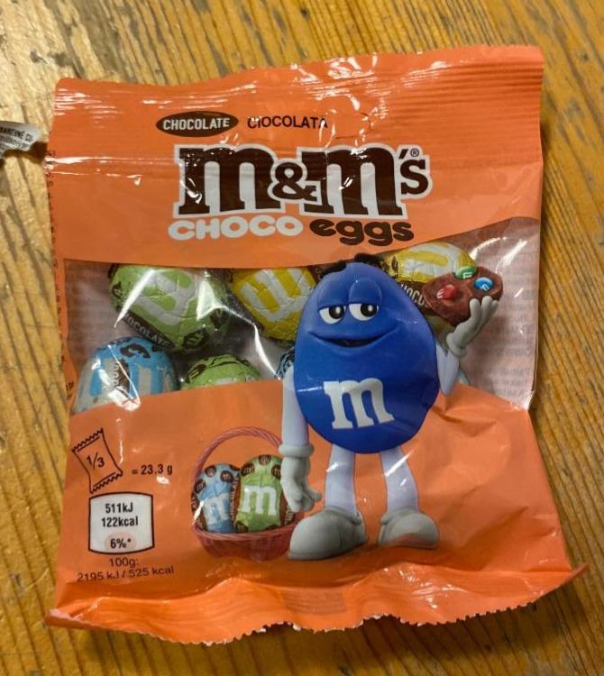 Fotografie - Chocolate eggs m&m's