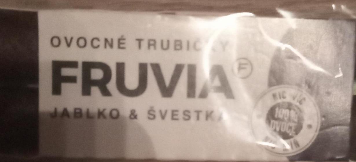 Fotografie - jablko a švestka FruVita