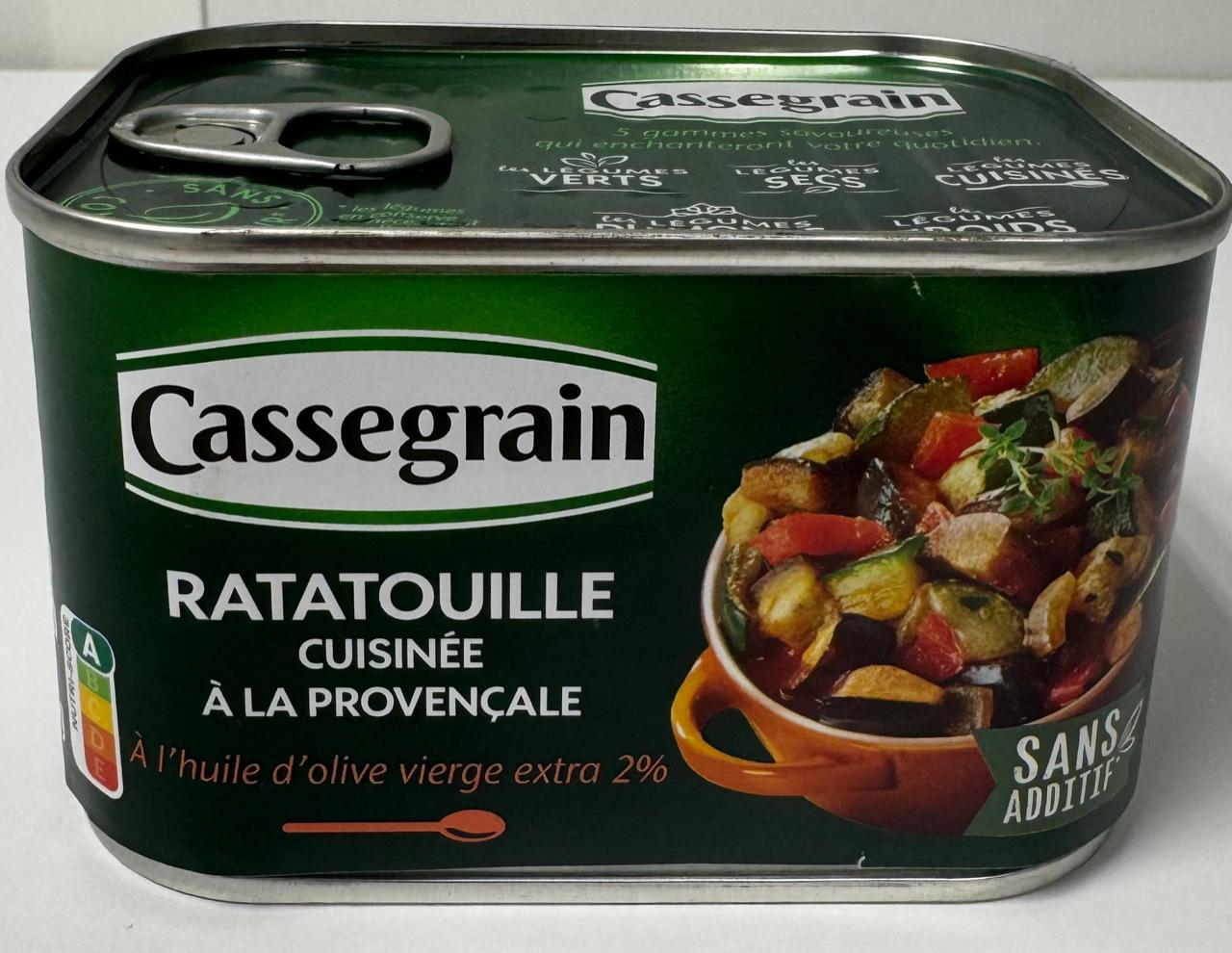 Fotografie - Ratatouille cuisinée à la provençale Cassegrain
