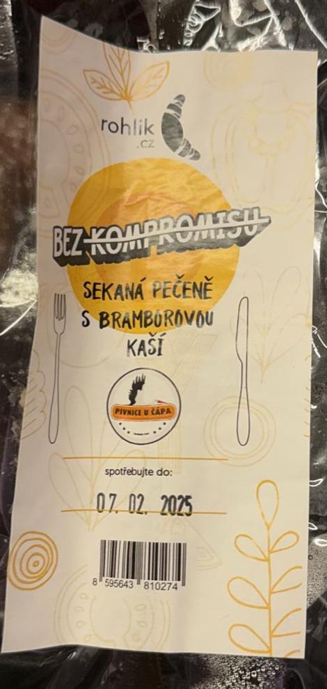 Fotografie - Sekaná pečeně s bramborovou kaší Rohlik.cz