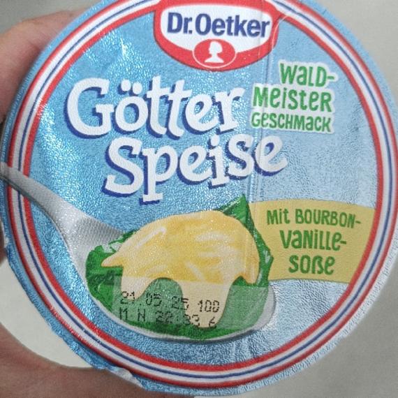 Fotografie - Götter speise mit bourbon-vanille-soße Dr.Oetker