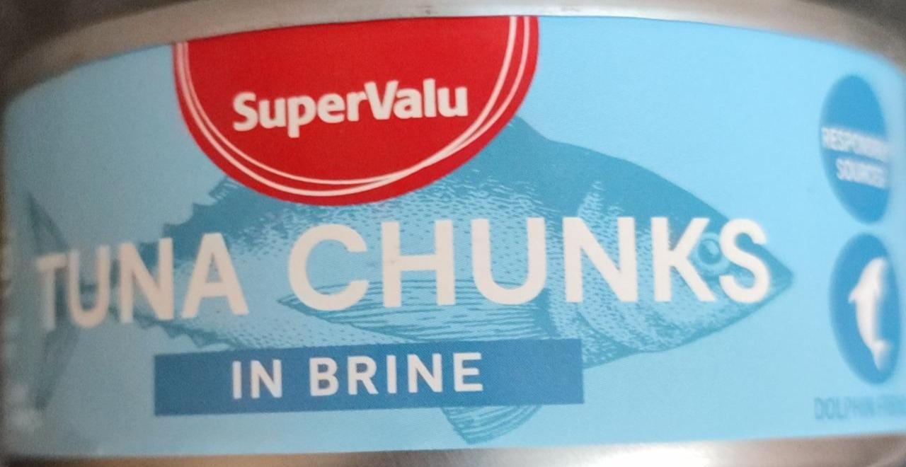 Fotografie - Tuna chunks in brine SuperValu