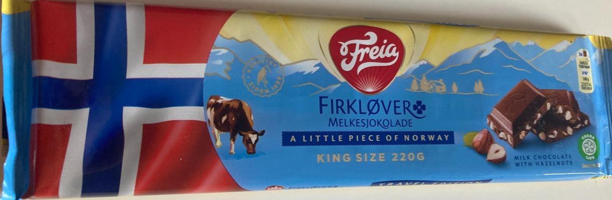 Fotografie - Firkløver melkesjokolade Freia