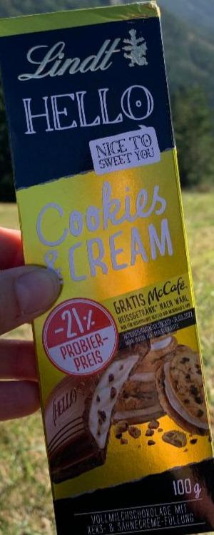 Fotografie - Hello Cookies & Cream Lindt