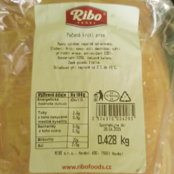 Fotografie - Pečená krůtí prsa Ribo foods