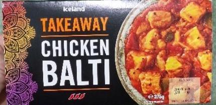 Fotografie - Takeaway chicken balti Iceland