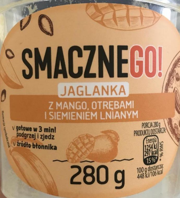 Fotografie - Jaglanka z mango, otrebami i siemieniem lnianym SmaczneGo!