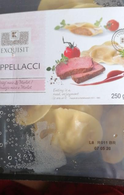 Fotografie - Cappellacci Hovězí maso & Merlot - Exquisit