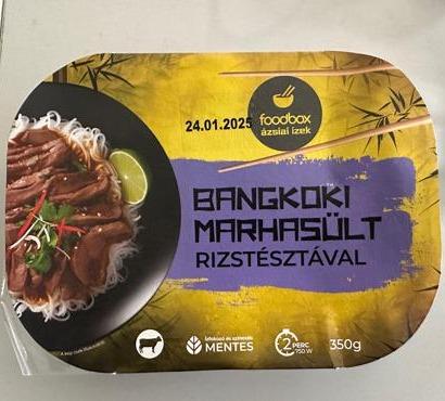 Fotografie - Bangkoki marhasült rizstésztával Foodbox