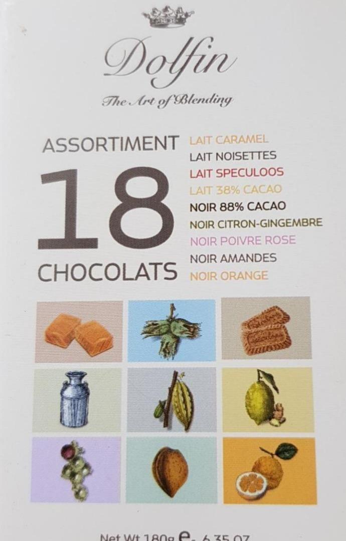 Fotografie - Dolfin 18 chocolats