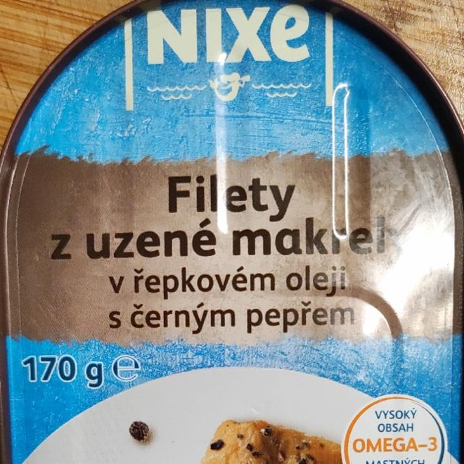 Fotografie - Filety z uzené makrely v řepkovém oleji s černým pepřem Nixe