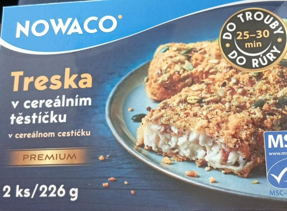 Fotografie - Treska v cereálním těstíčku Nowaco
