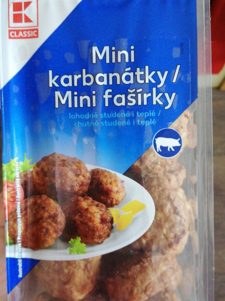 Fotografie - Mini karbanátky K-Classic