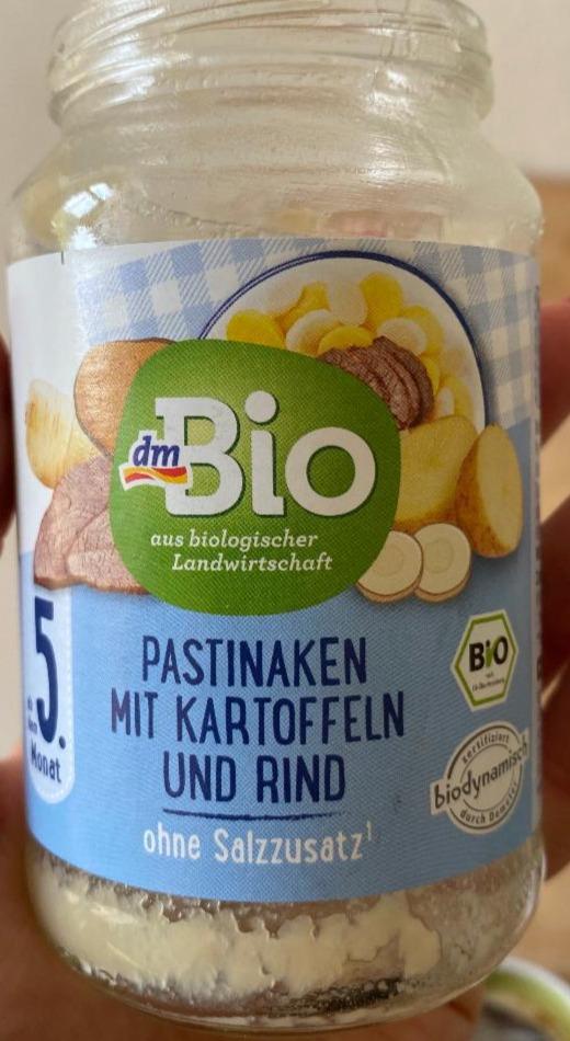 Fotografie - Pastinaken mit Kartoffeln und Rind dmBio
