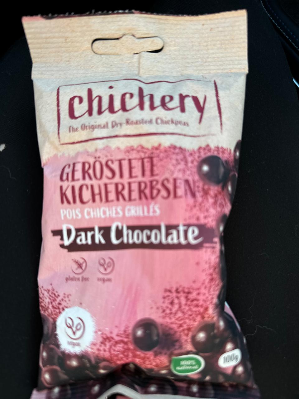 Fotografie - Geröstete kichererbsen dark chocolate Chichery