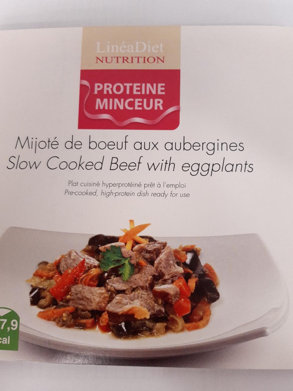 Fotografie - Slow Cooked Beef with eggplants LinéaDiet Nutrition