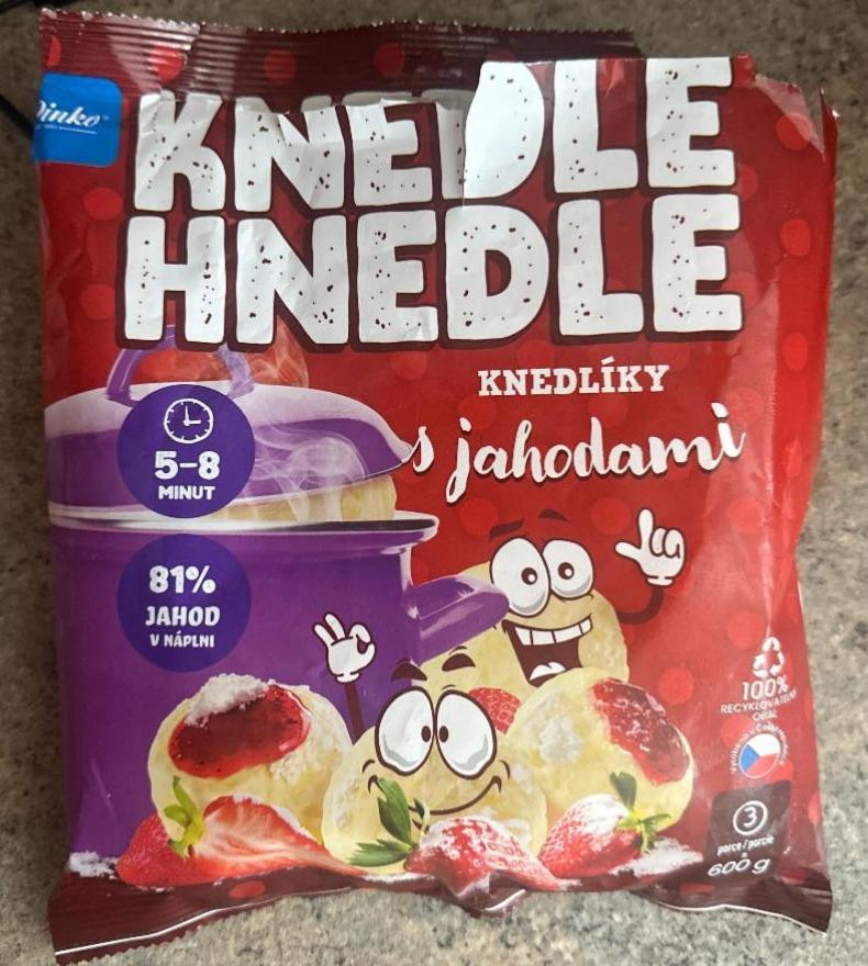 Fotografie - Knedle hnedle knedlíky s jahodami Pinko