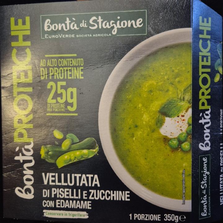Fotografie - Vellutata di piselli e zucchine con edamame Bontà di Stagione