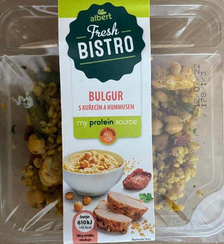 Fotografie - Bulgur s kuřecím a hummusem Albert Fresh bistro