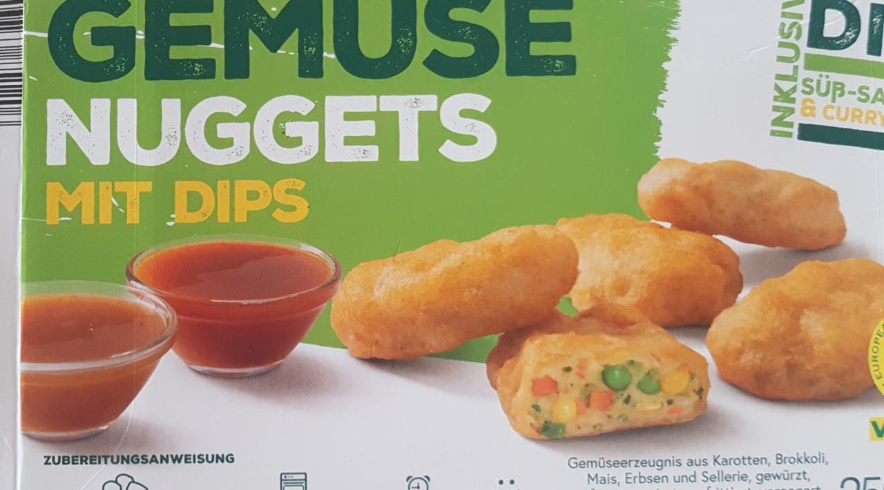 Fotografie - Gemüse Nuggets mit Dips