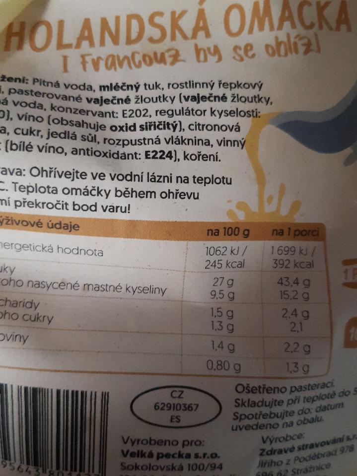 Fotografie - Holandská omáčka Rohlik.cz