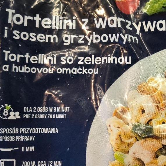 Fotografie - Tortellini z warzywami i sosem grzybowym Danie Express