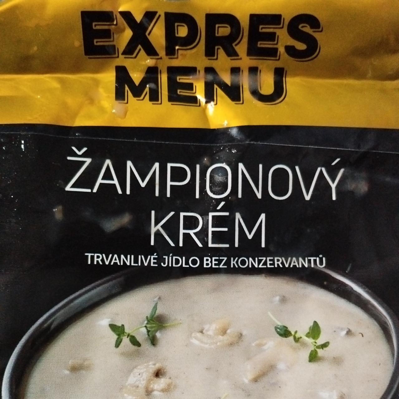 Fotografie - Žampionový krém Expres menu