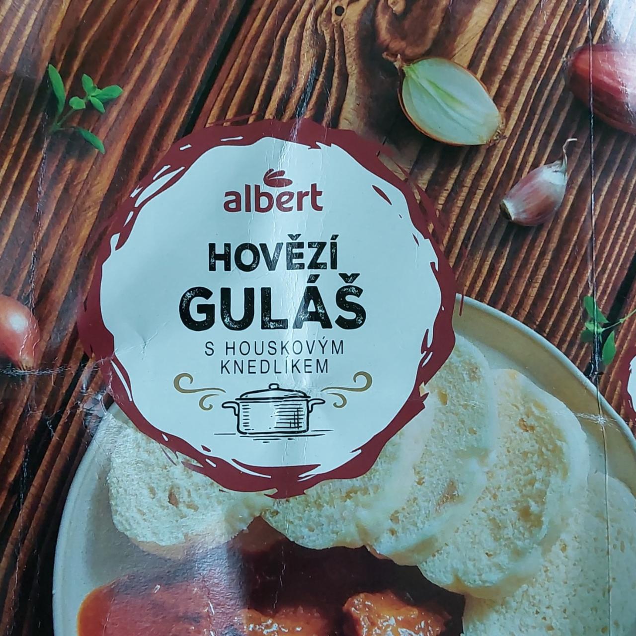 Fotografie - Hovězí guláš s houskovým knedlíkem Albert