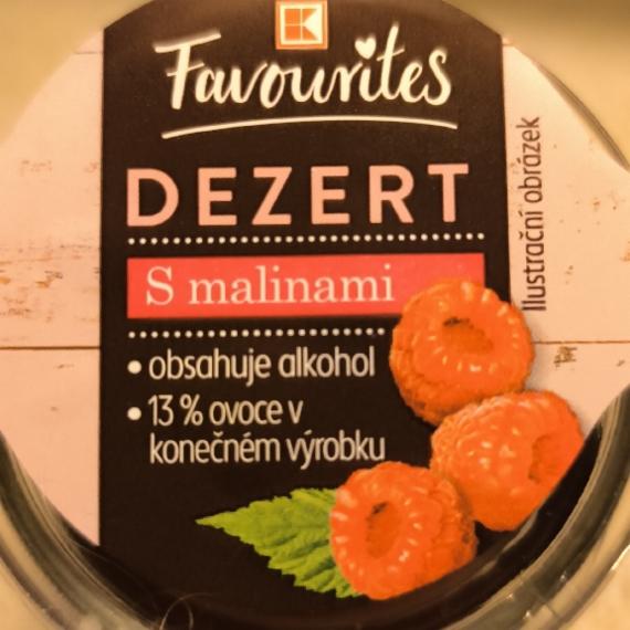 Fotografie - Exquisit Dezert s malinami K-Favourites