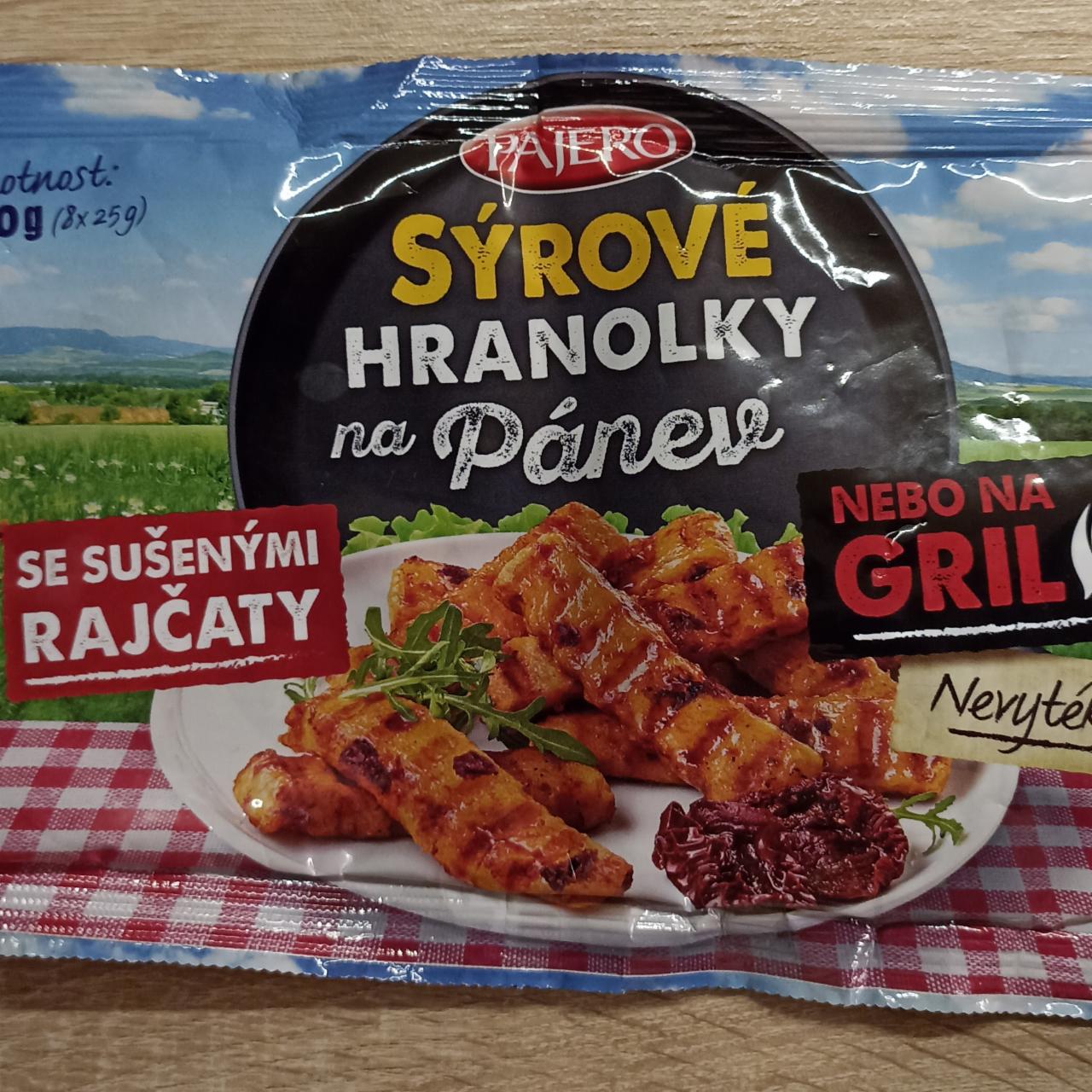 Fotografie - Sýrové hranolky na pánev se sušenými rajčaty Pajero