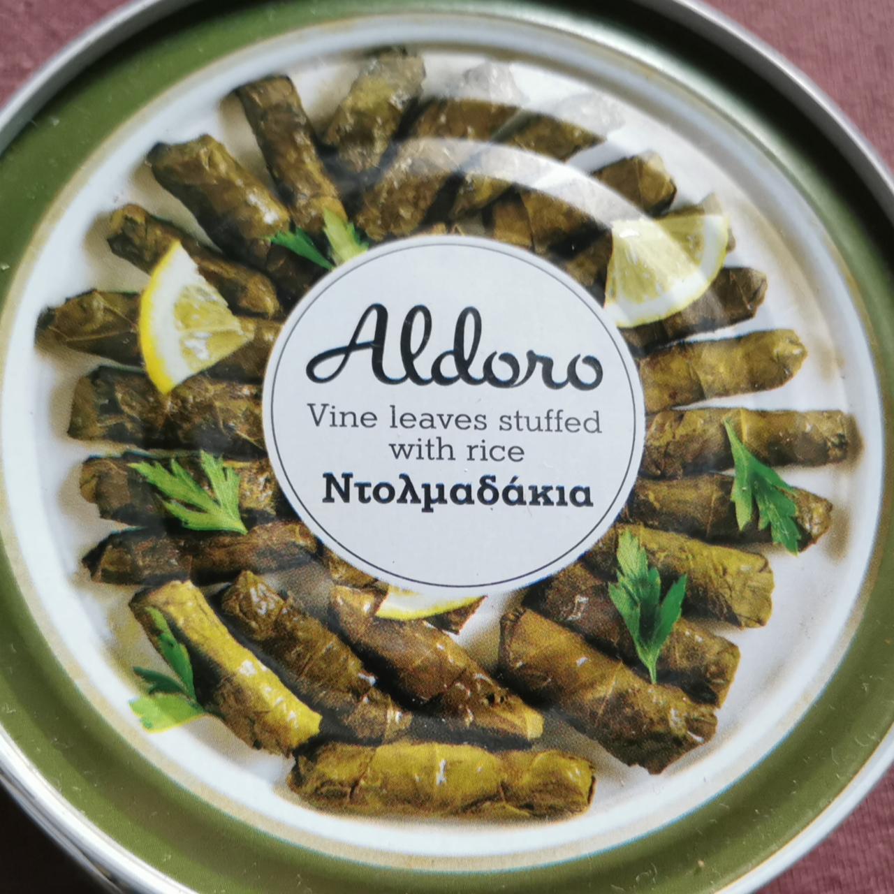 Fotografie - Vine leaves stuffed with rice Aldoro