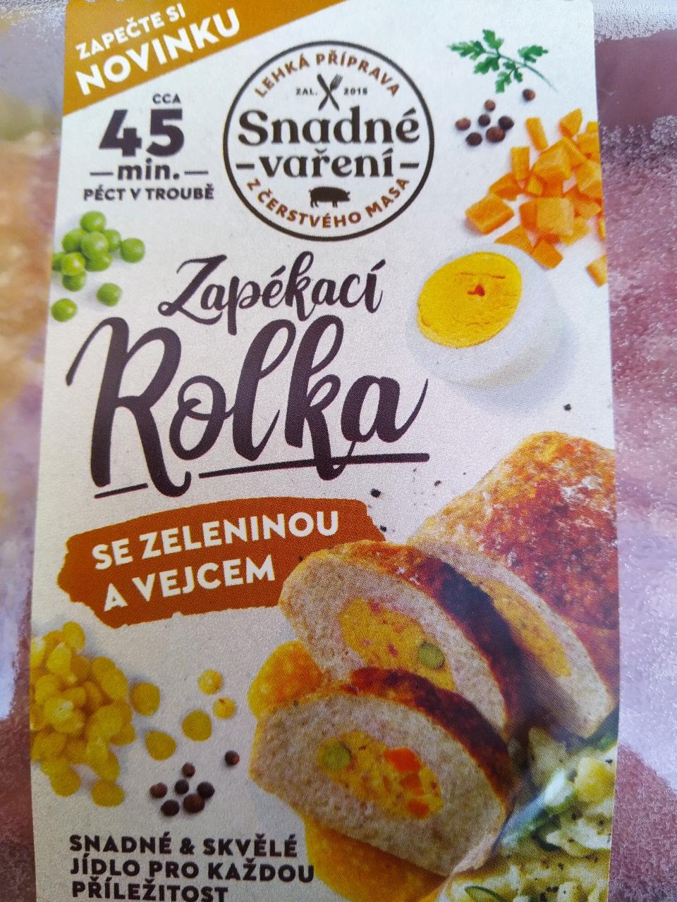 Fotografie - Zapékací rolka se zeleninou a vejcem Snadné vaření