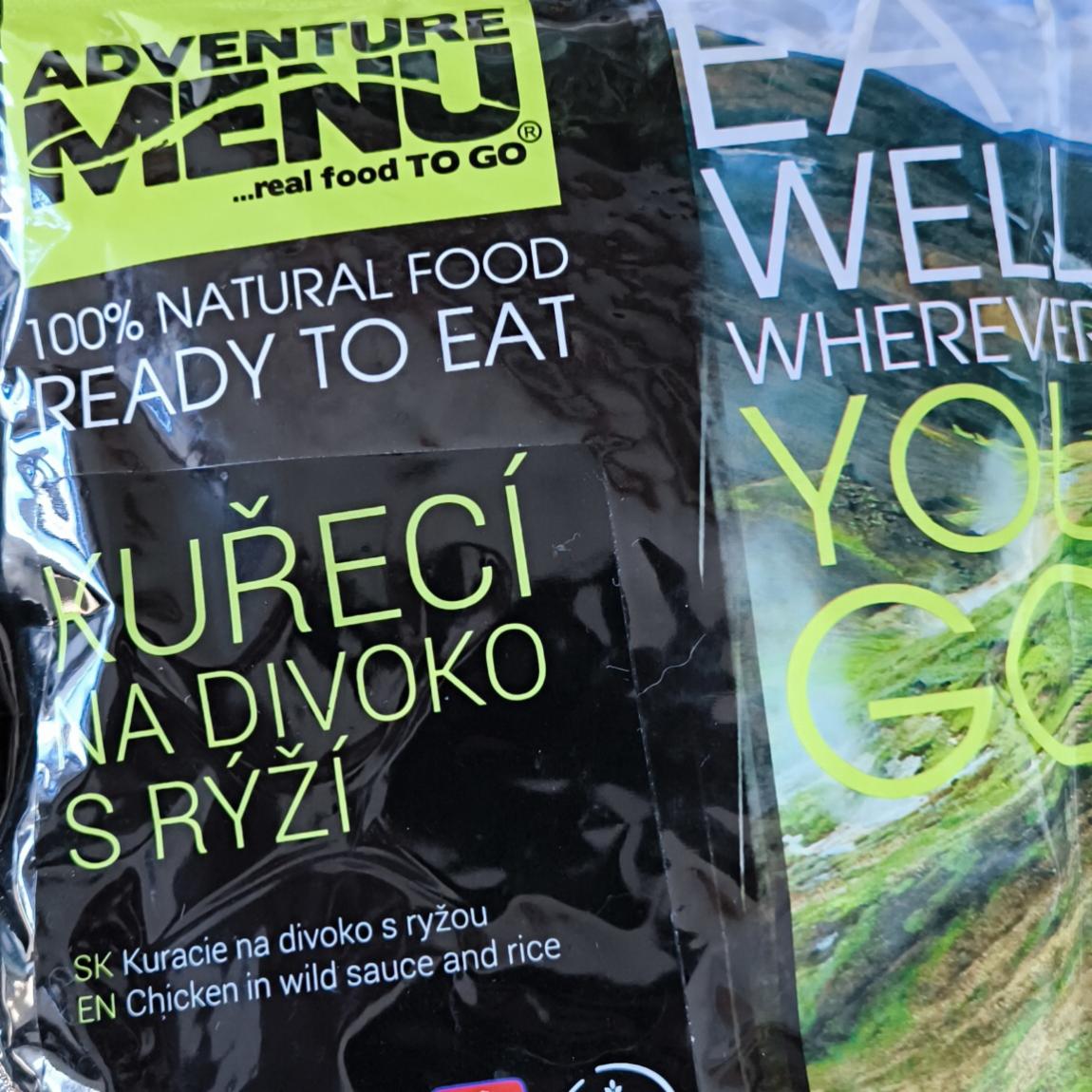 Fotografie - Kuřecí na divoko s rýží ready to eat Adventure Menu