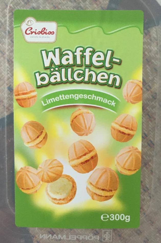 Fotografie - Waffelbällchen limettengeschmack Crisbiss