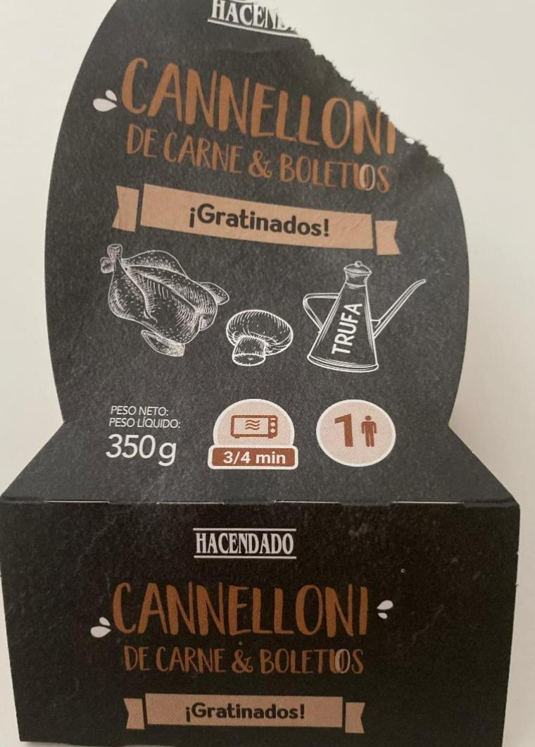 Fotografie - Cannelloni de carne & boletous Hacendado