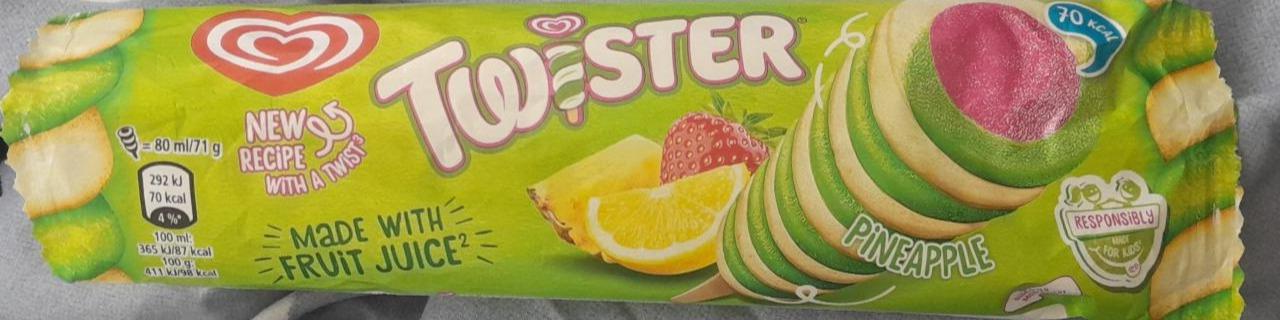 Fotografie - Twister Green pineapple Algida