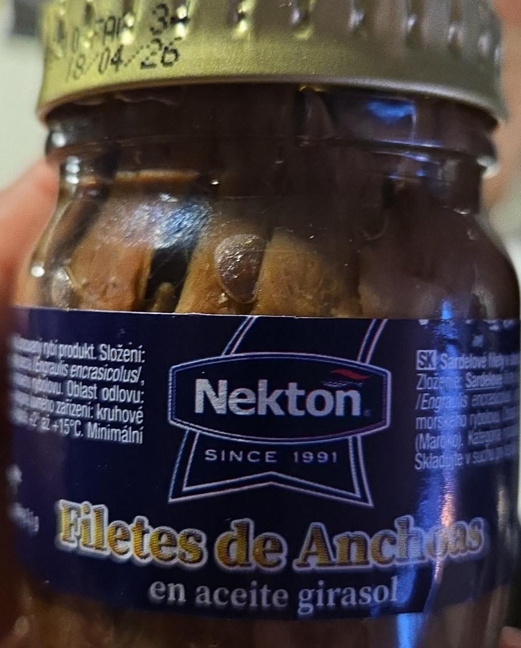 Fotografie - Filetes de anchoas Nekton
