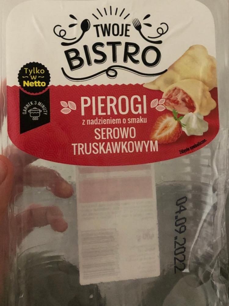 Fotografie - Pierogi serowo truskawkowym Twoje Bistro