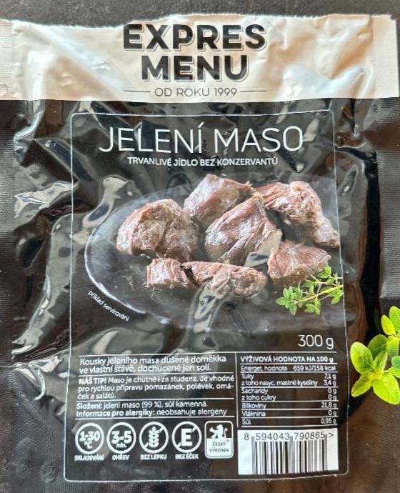 Fotografie - Jelení maso Expres menu