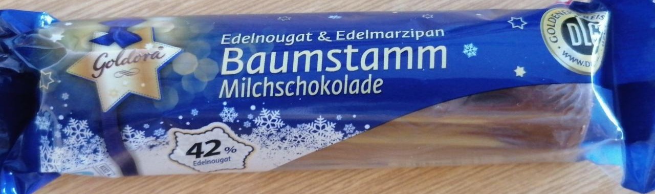Fotografie - Baumstamm Eddlnougat & Edelmarzipan Goldora