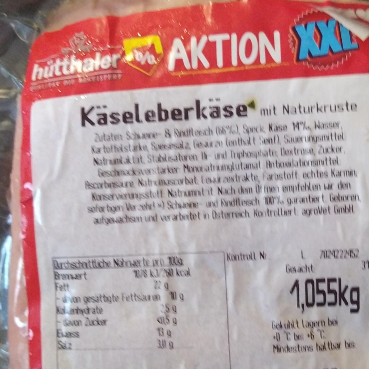 Fotografie - Käseleberkäse mit Naturkruste Hütthaler