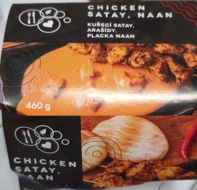Fotografie - Chicken Satay Naan Zdravé stravování