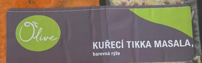 Fotografie - Kuřecí Tikka Masala, barevná rýže Olive