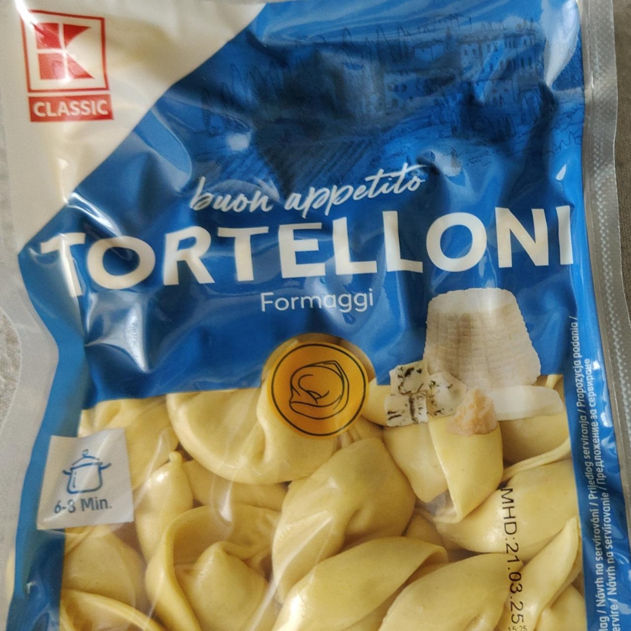 Fotografie - Tortelloni formaggi K-Classic